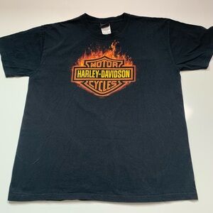 Harley-Davidson XL Motorcycle T-shirt Mansfield Pennsylvania DoubleSided 2013/10